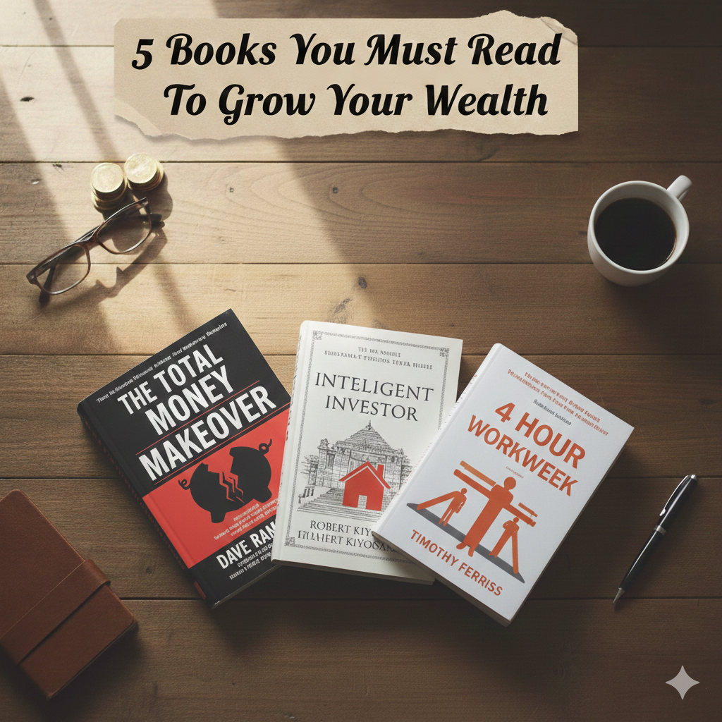 5 Books You Must Read To Grow Your Wealth